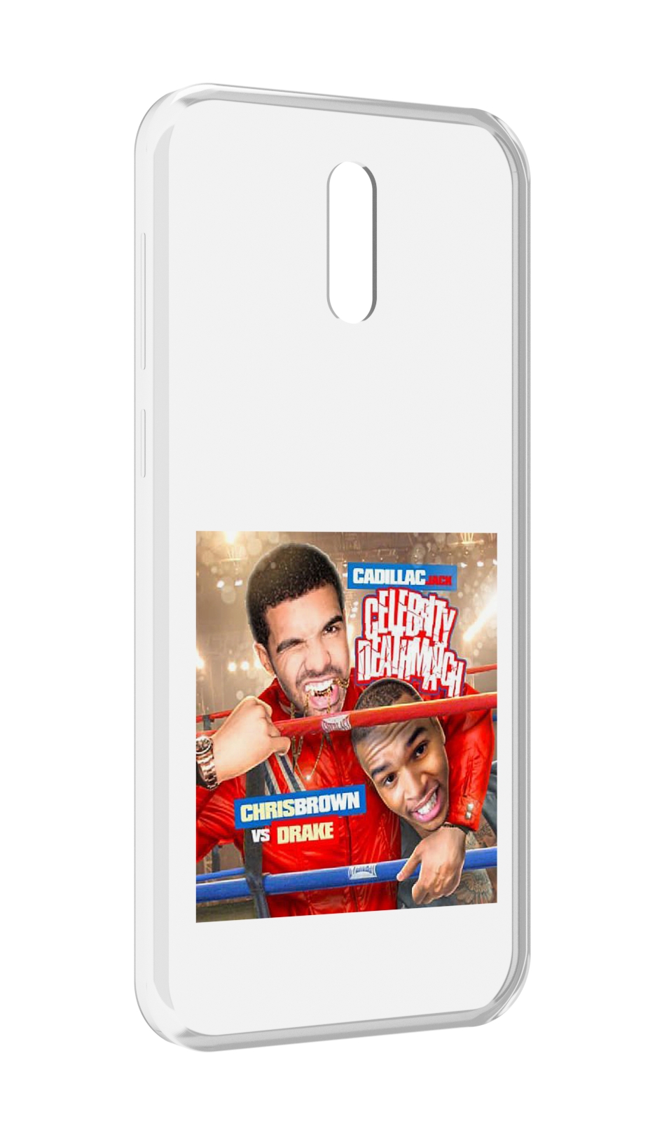 

Чехол MyPads Drake & Chris Brown - Celebrity Deathmatch для Alcatel 3L (2019), Прозрачный, Tocco