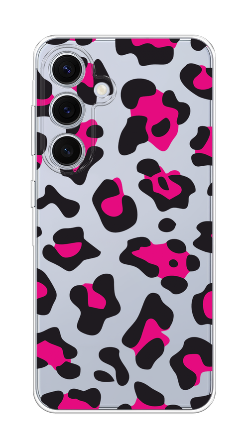 

Чехол на Samsung Galaxy S24 FE 5G "Pink cow spots", Черный;розовый, 2109950-1