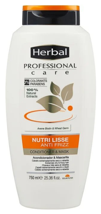 фото Кондиционер-маска herbal nutri lisse anti frizz для ежедневного использования 750мл herbal essences