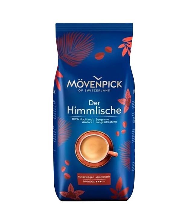 Кофе натуральный жареный арабика в зернах MOVENPICK of Switzerland Der Himmlische, 1000 гр