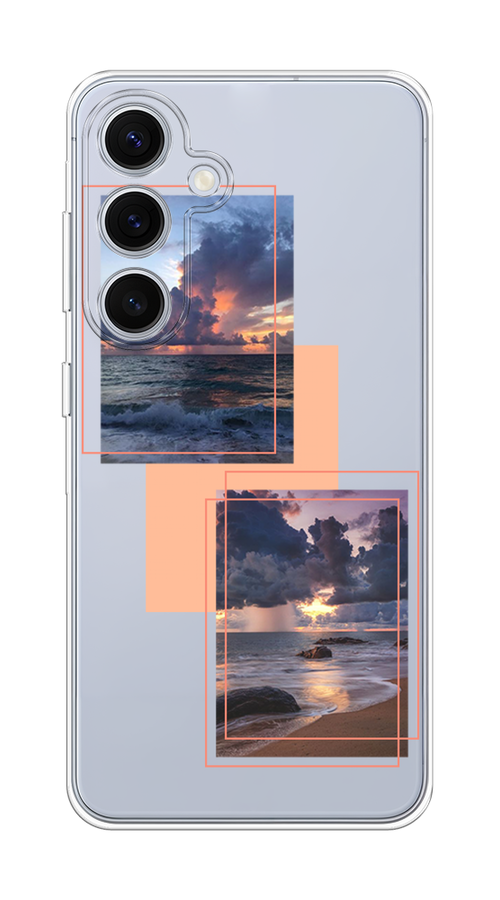 

Чехол на Samsung Galaxy S24 FE 5G "Sky collage", Розовый;прозрачный;синий, 2109950-1