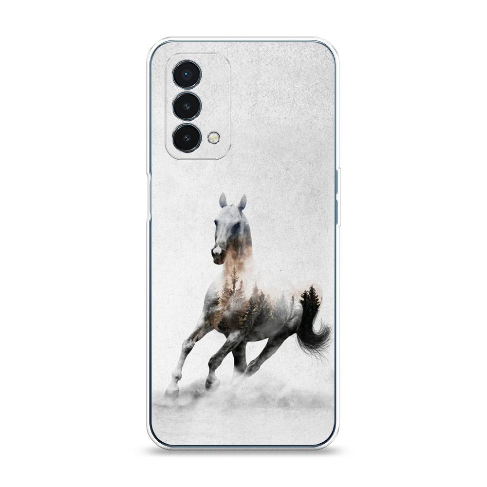 

Чехол Awog на OnePlus Nord N200 5G / ВанПлас Nord N200 5G "Лошадь лес", Серый;черный, 152250-2