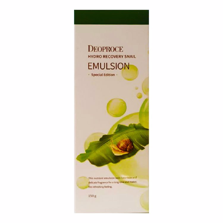 фото Дп эмульсия deoproce hydro recovery snail emulsion 150мл