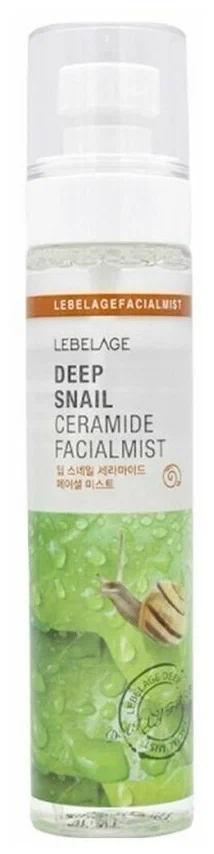 Мист для лица Lebelage Deep Snail увлажняющий, с муцином улитки и керамидами, 120 мл