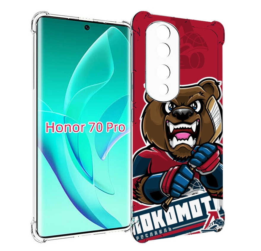 

Чехол MyPads хоккеи локомотив ярославь мужской для Honor 70 Pro / 70 Pro Plus, Прозрачный, Tocco