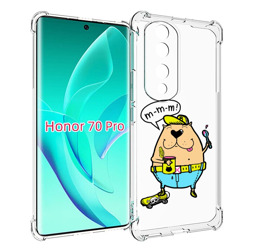 

Чехол MyPads Бобр для Honor 70 Pro / 70 Pro Plus, Прозрачный, Tocco