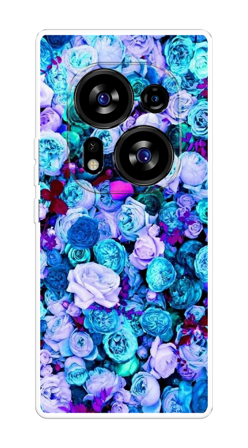 

Чехол на Tecno Phantom X2/X2 Pro "Цветочный ковер", Фиолетовый, 303250-2