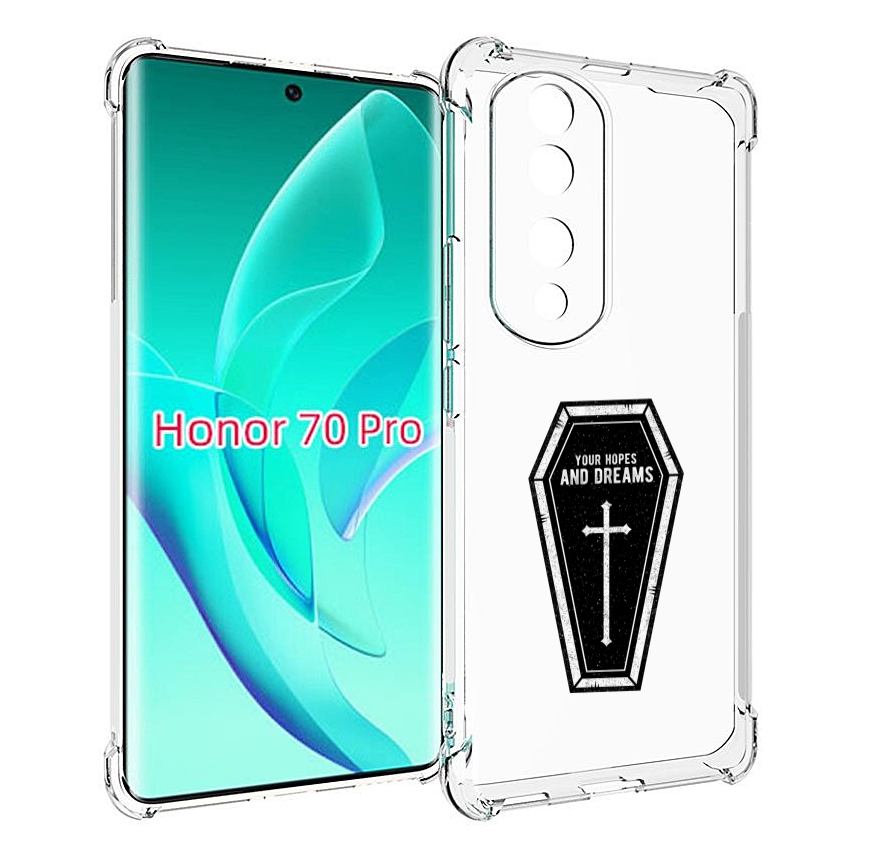 

Чехол MyPads гроб с мечтами для Honor 70 Pro / 70 Pro Plus, Прозрачный, Tocco