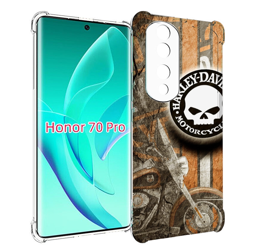

Чехол MyPads харлеи девидсон для Honor 70 Pro / 70 Pro Plus, Прозрачный, Tocco