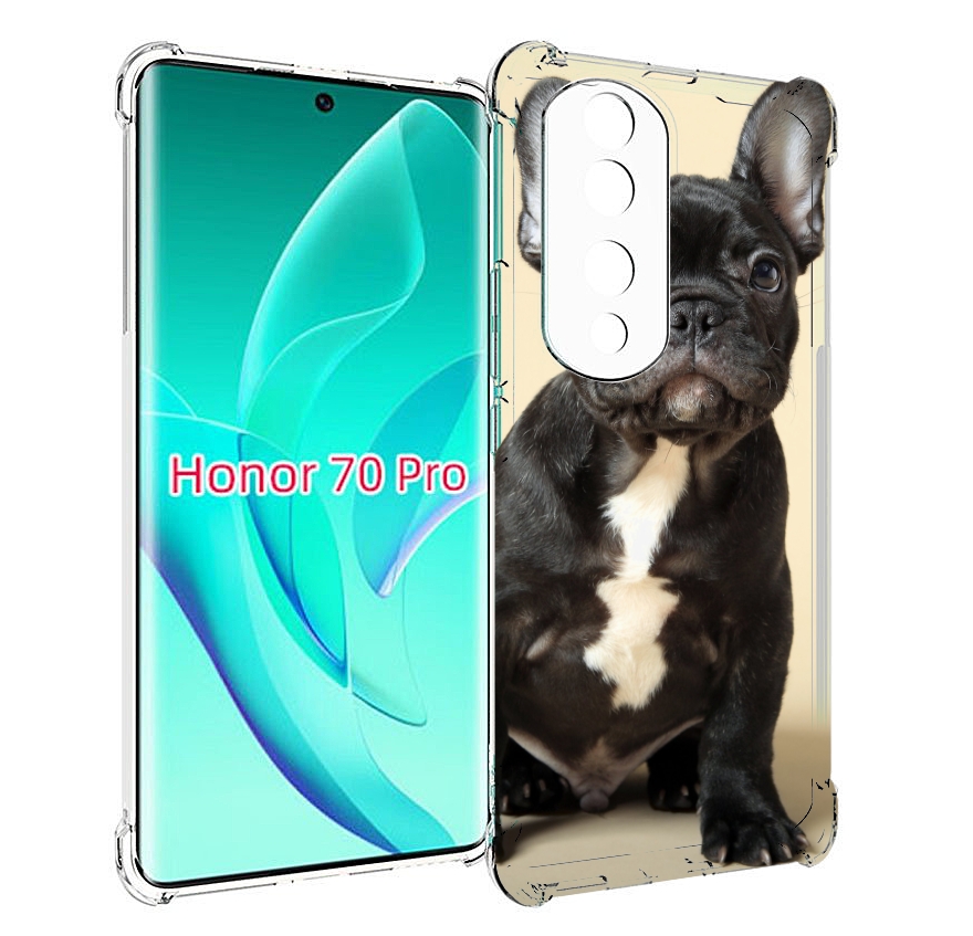 

Чехол MyPads французскии бульдог для Honor 70 Pro / 70 Pro Plus, Прозрачный, Tocco