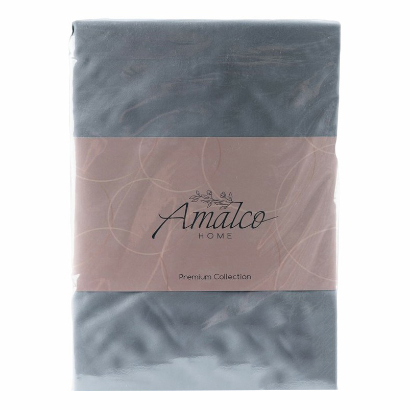Простыня Amalco Home 220x240 см тенсель темно-серая