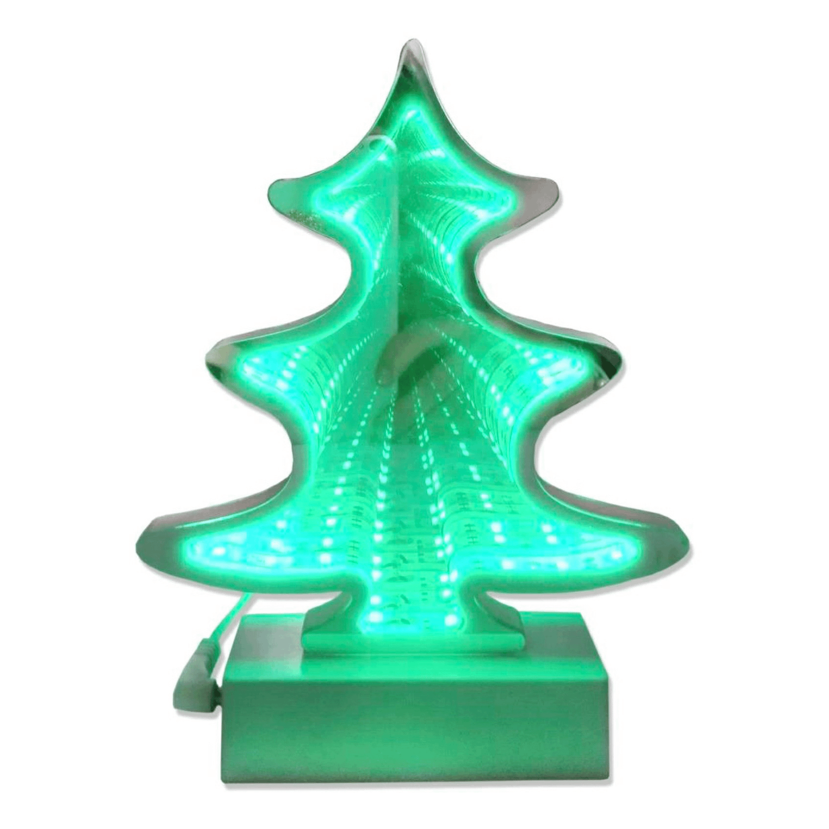 

Фигура декоративная B & H Deco Зеркальная елочка с LED зеленая BH1666