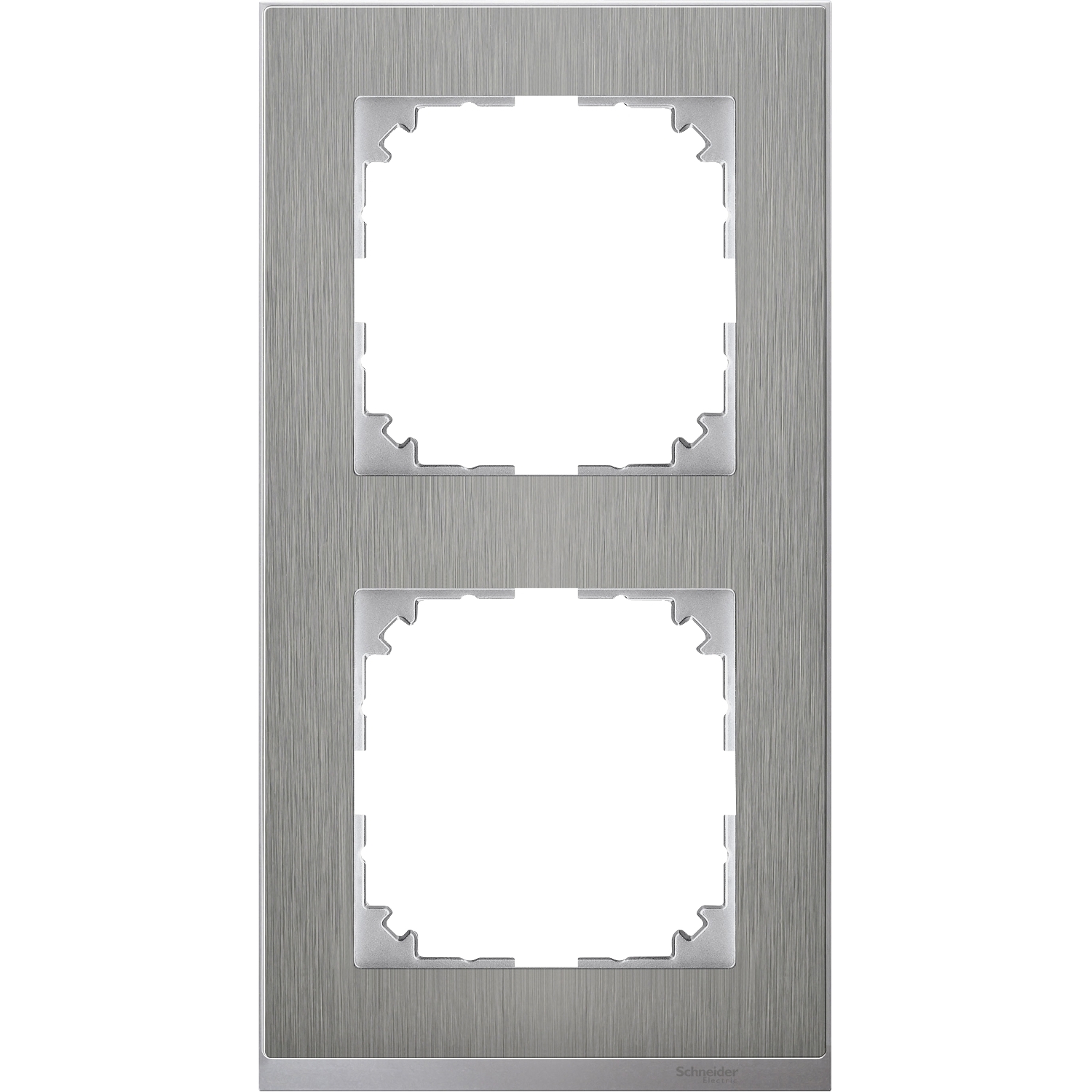 

Рамка 2-ая SE Merten SM M-Pure Decor Нерж.сталь/Алюминий
