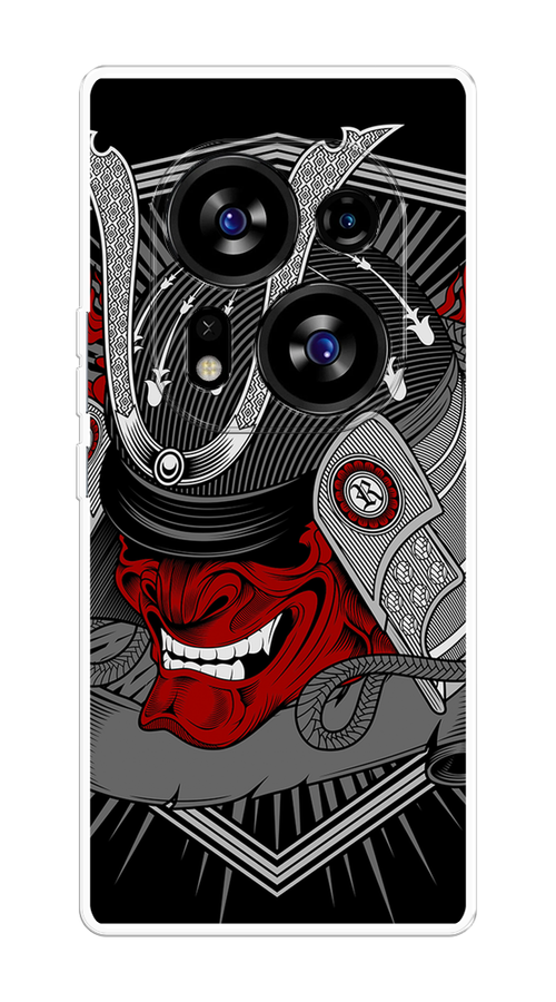 

Чехол на Tecno Phantom X2/X2 Pro "Красная маска самурая", Белый;красный;черный, 303250-4