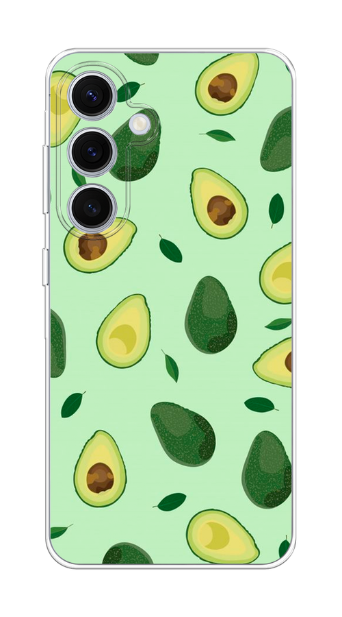 

Чехол на Samsung Galaxy S24 FE 5G "Blue avocado", Коричневый;зеленый, 2109950-1
