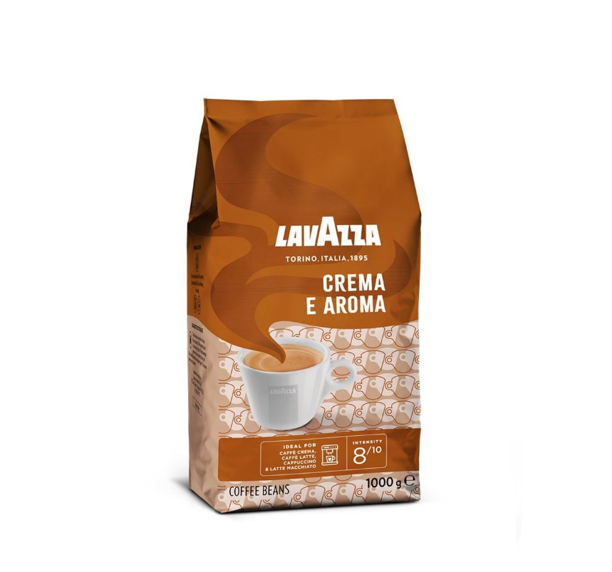 фото Кофе в зернах lavazza crema e aroma, арабика, робуста, 1 кг