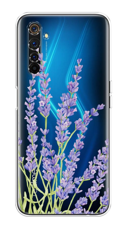 

Чехол на Realme 6 Pro "Лавандовые стебли", Фиолетовый;зеленый, 252850-1