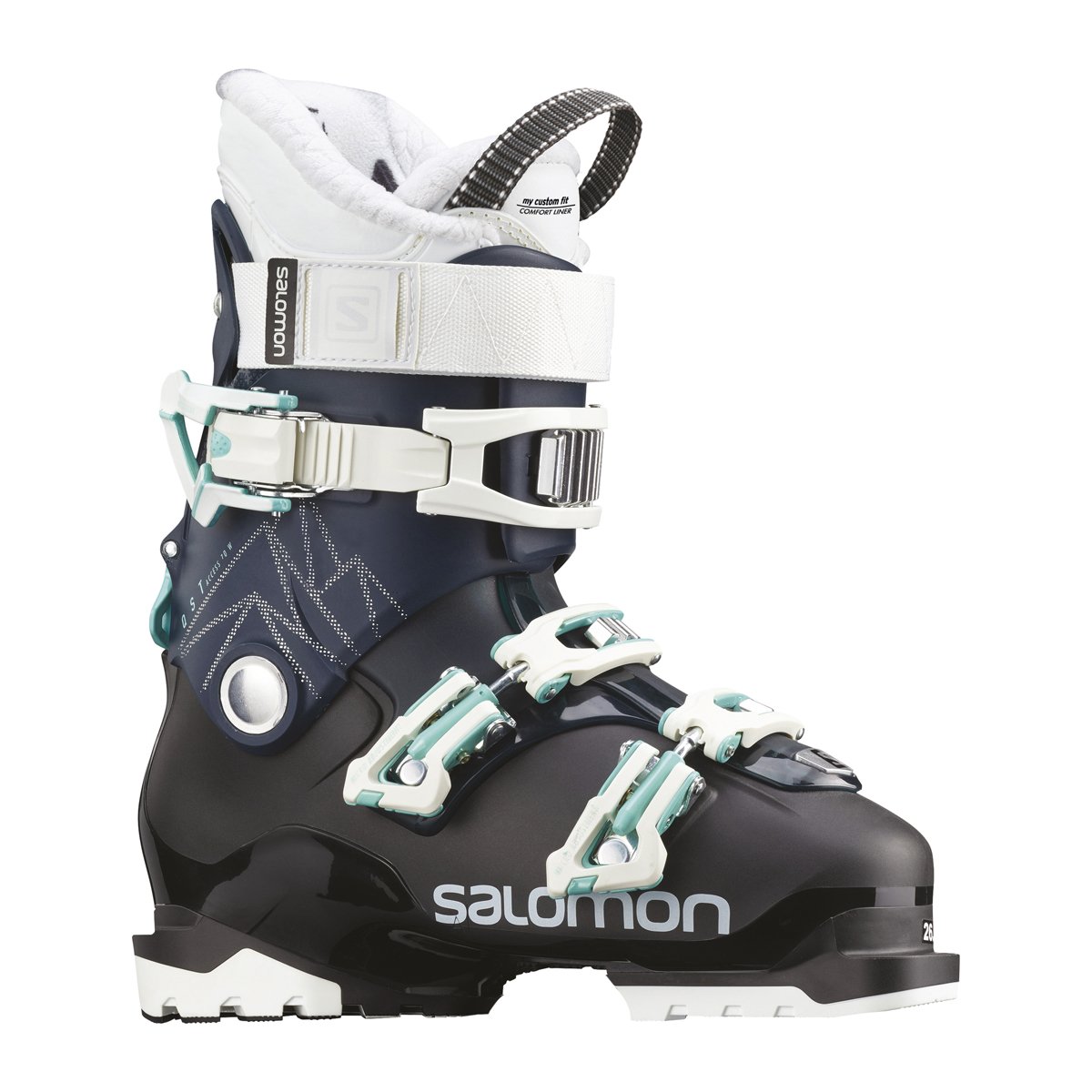 фото Горнолыжные ботинки salomon qst access 70 w 2021, white/blue/black, 26-26.5