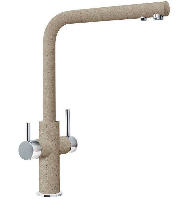 

Смеситель Franke Neptune Clear Water с фильтрацией, миндаль, Бежевый