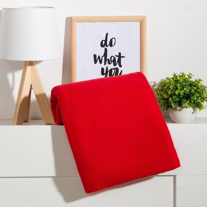 

Экономь и Я 150х200 см, красный, 160 г/м2, 100% полиэстер