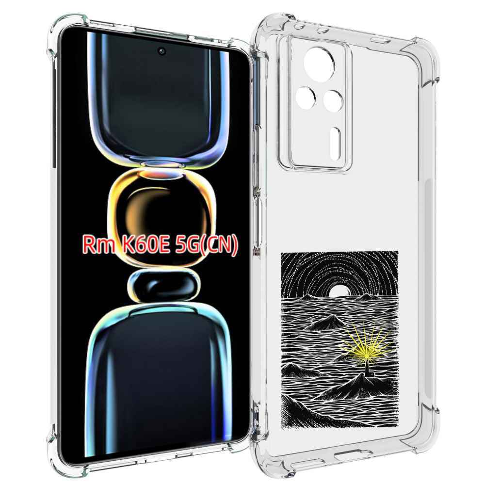 

Чехол MyPads маяк в черно белом море для Xiaomi Redmi K60E, Tocco