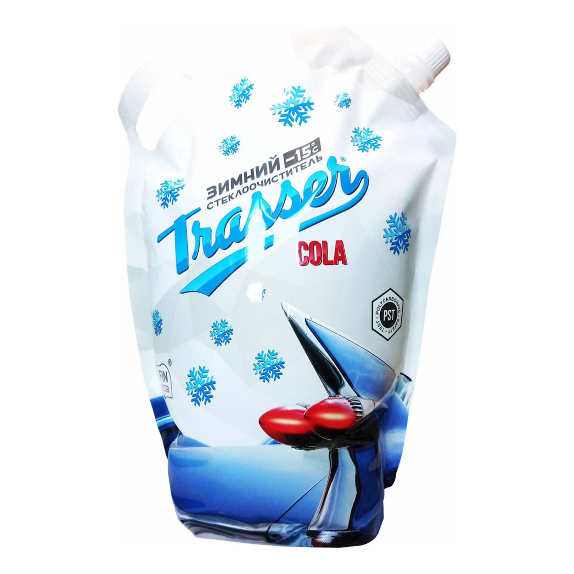 Стеклоочиститель Fin tippa Тrasser Cola -15C 3 л