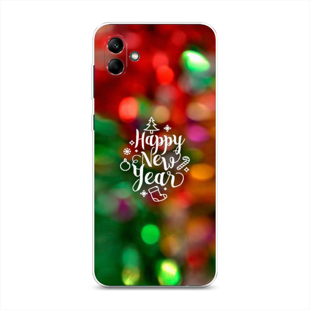 

Чехол на Samsung Galaxy A04 "Новый Год на елке", Зеленый;красный;желтый, 2107050-5