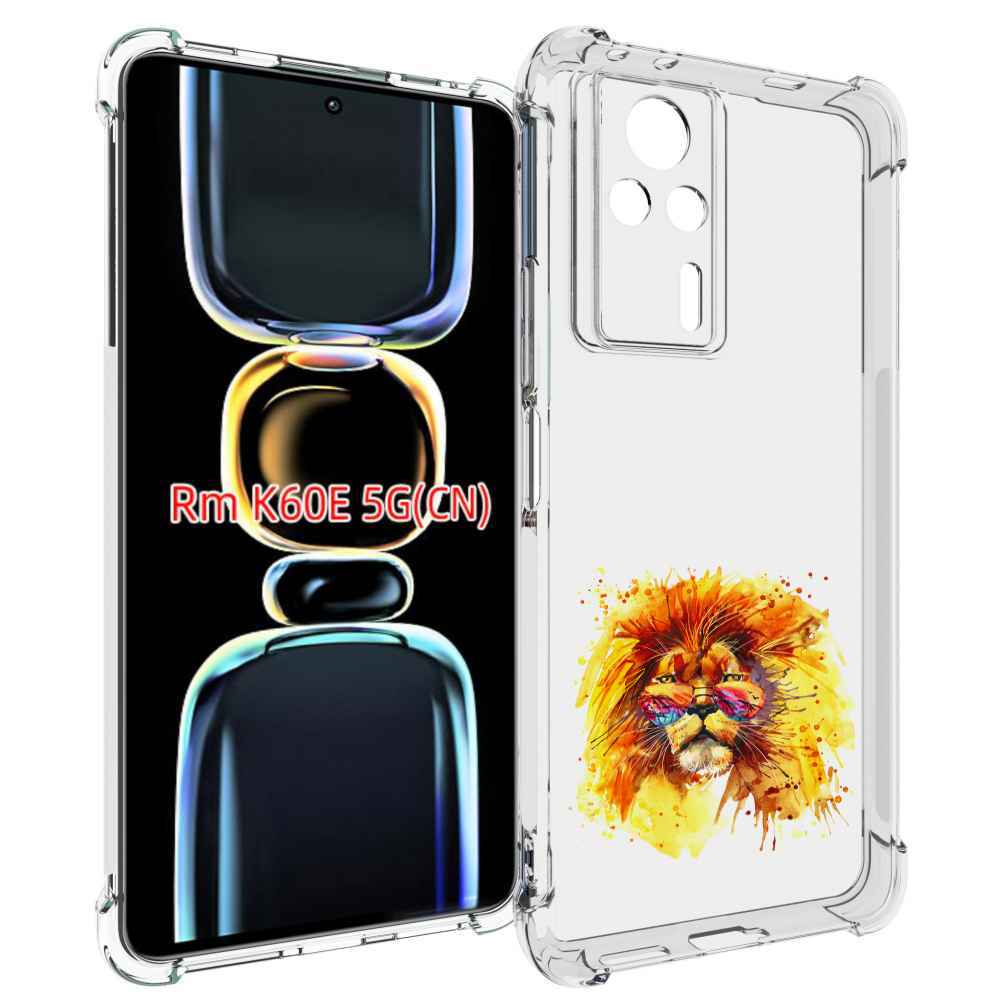 

Чехол MyPads лев в очках для Xiaomi Redmi K60E, Tocco