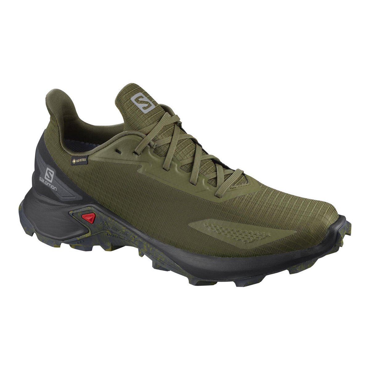 фото Кроссовки мужские salomon alphacross blast gtx зеленые 13.5 uk