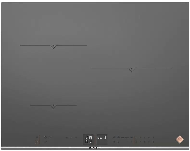 Встраиваемая варочная панель индукционная De Dietrich DPI7572G серый