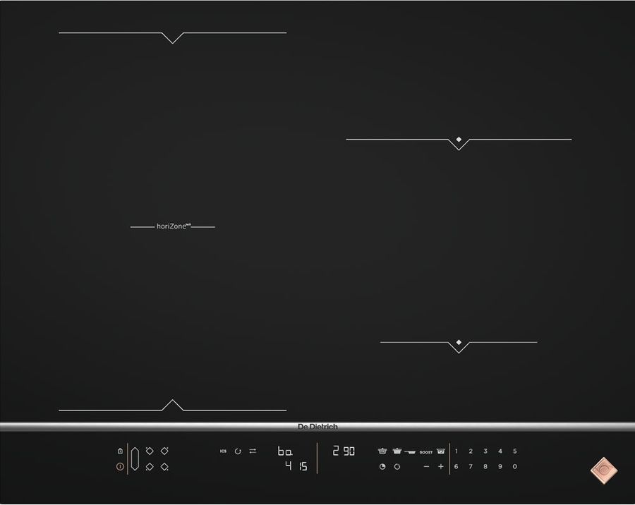 Встраиваемая варочная панель индукционная De Dietrich DPI7684X черный