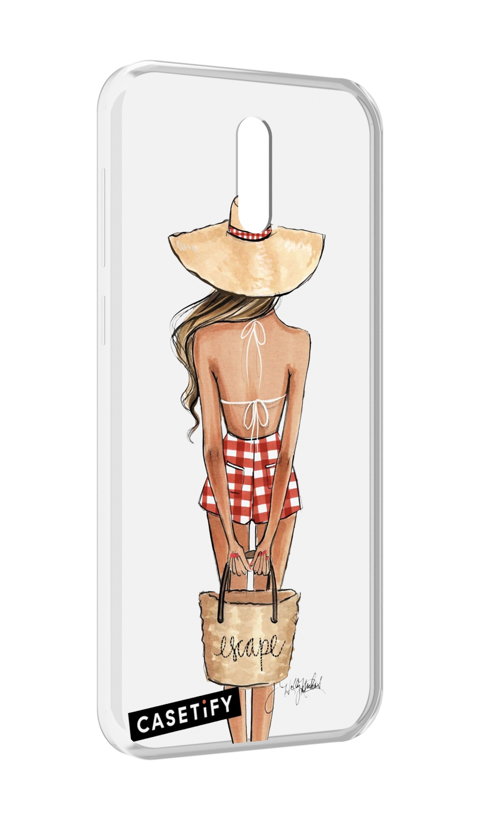 

Чехол MyPads CASETiFY женский для Alcatel 3L (2019), Прозрачный, Tocco