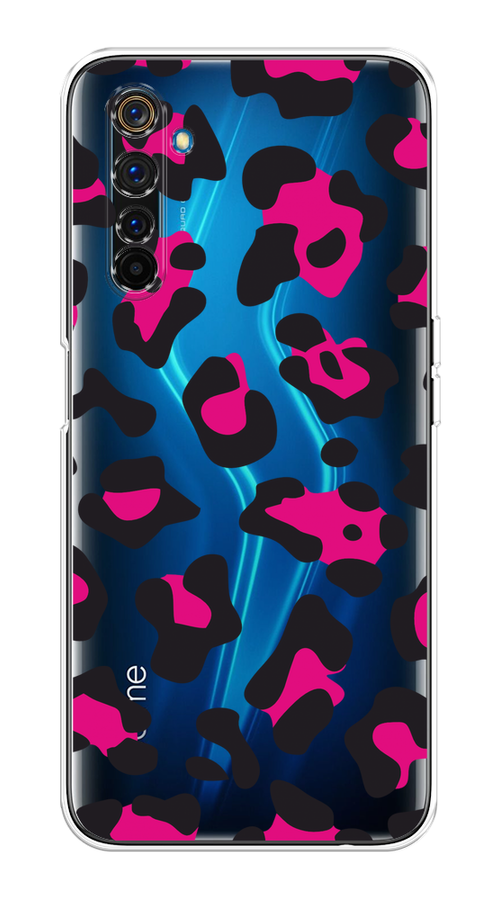 

Чехол на Realme 6 Pro "Pink cow spots", Черный;розовый, 252850-1