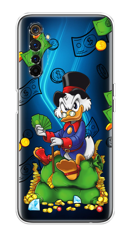 

Чехол на Realme 6 Pro "Scrooge Richness", Черный;синий;зеленый, 252850-1