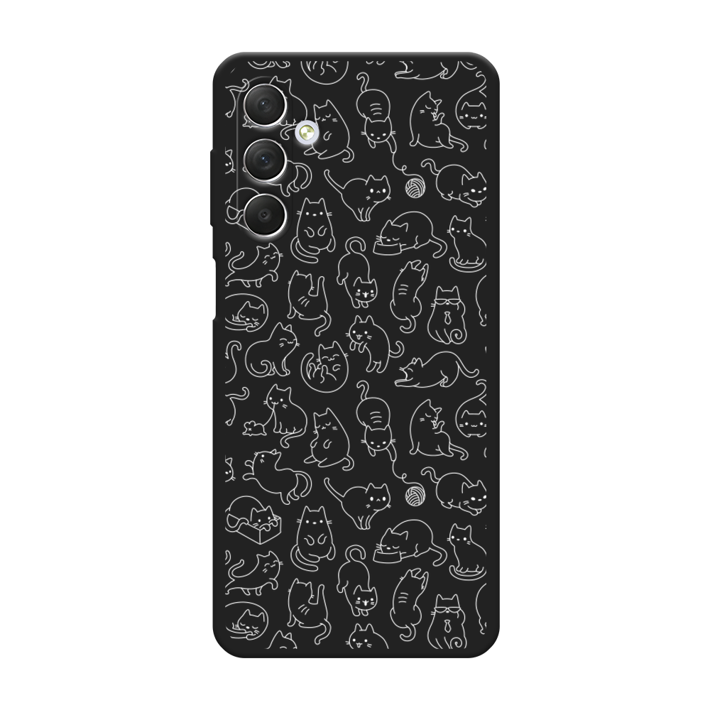 

Чехол Awog на Samsung Galaxy M54 "Шкодливые котики", Прозрачный;бежевый, 2108252-1