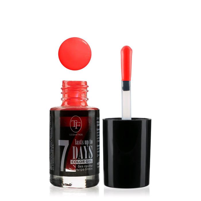 

Лак для ногтей TF Color Gel, тон 244, Красный
