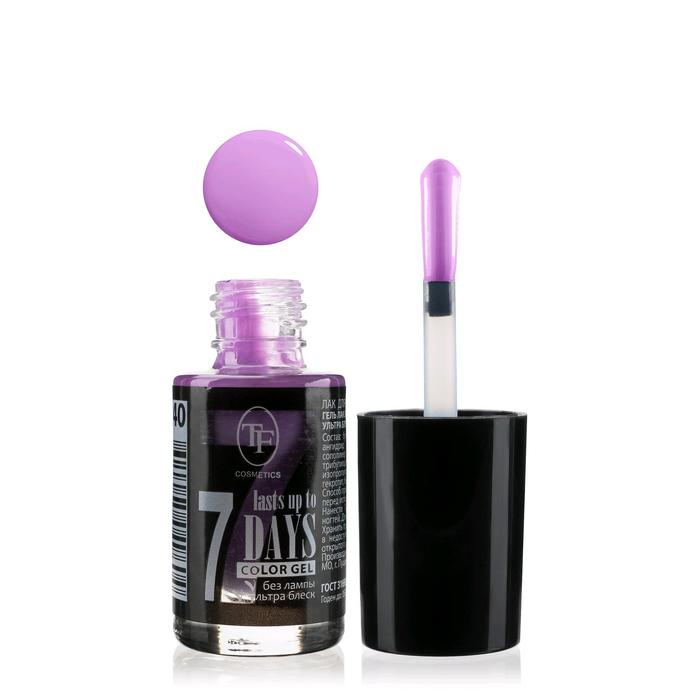 

Лак для ногтей TF Color Gel, тон 240 (4 шт), Фиолетовый