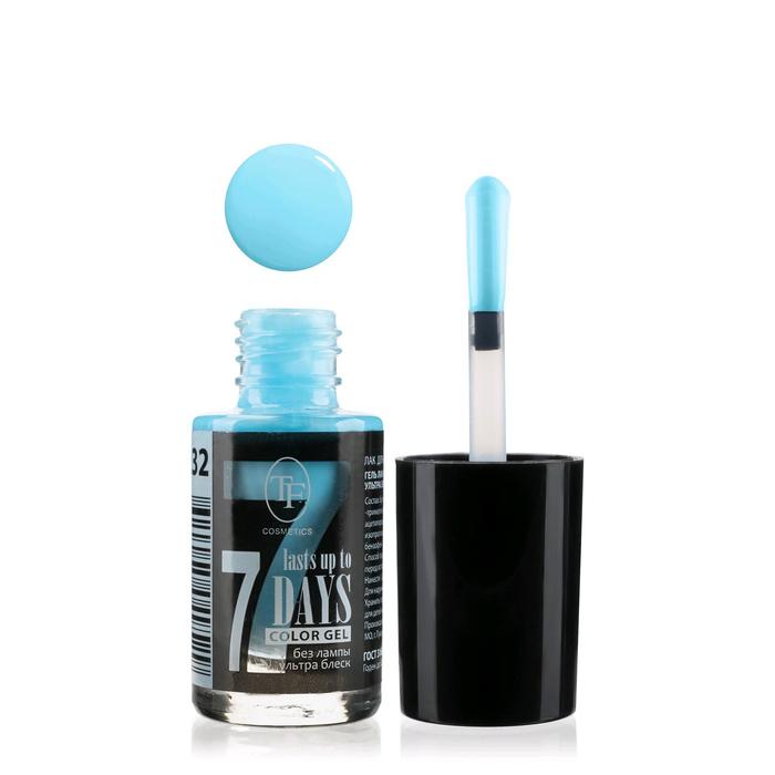 

Лак для ногтей TF Color Gel, тон 232 (4 шт), Голубой