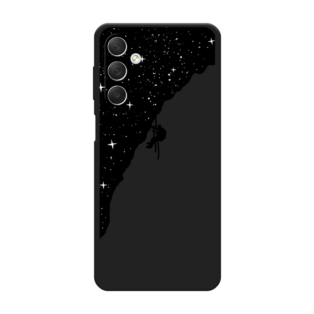 

Чехол Awog на Samsung Galaxy M54 "Скалолаз в космосе", Черный;белый;бежевый, 2108252-1