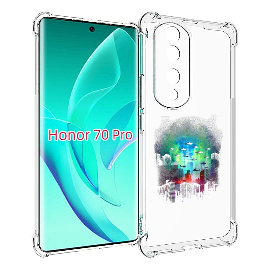 

Чехол MyPads город в свечении для Honor 70 Pro / 70 Pro Plus, Прозрачный, Tocco