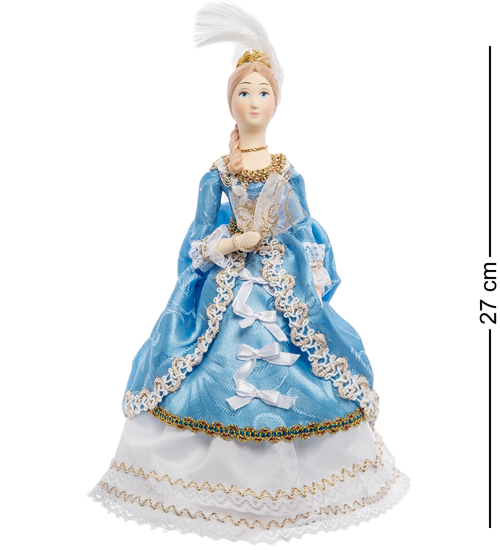 Кукла Рускукла Дама в платье с турнюром RK-170 кукла рускукла дама в шляпке rk 171