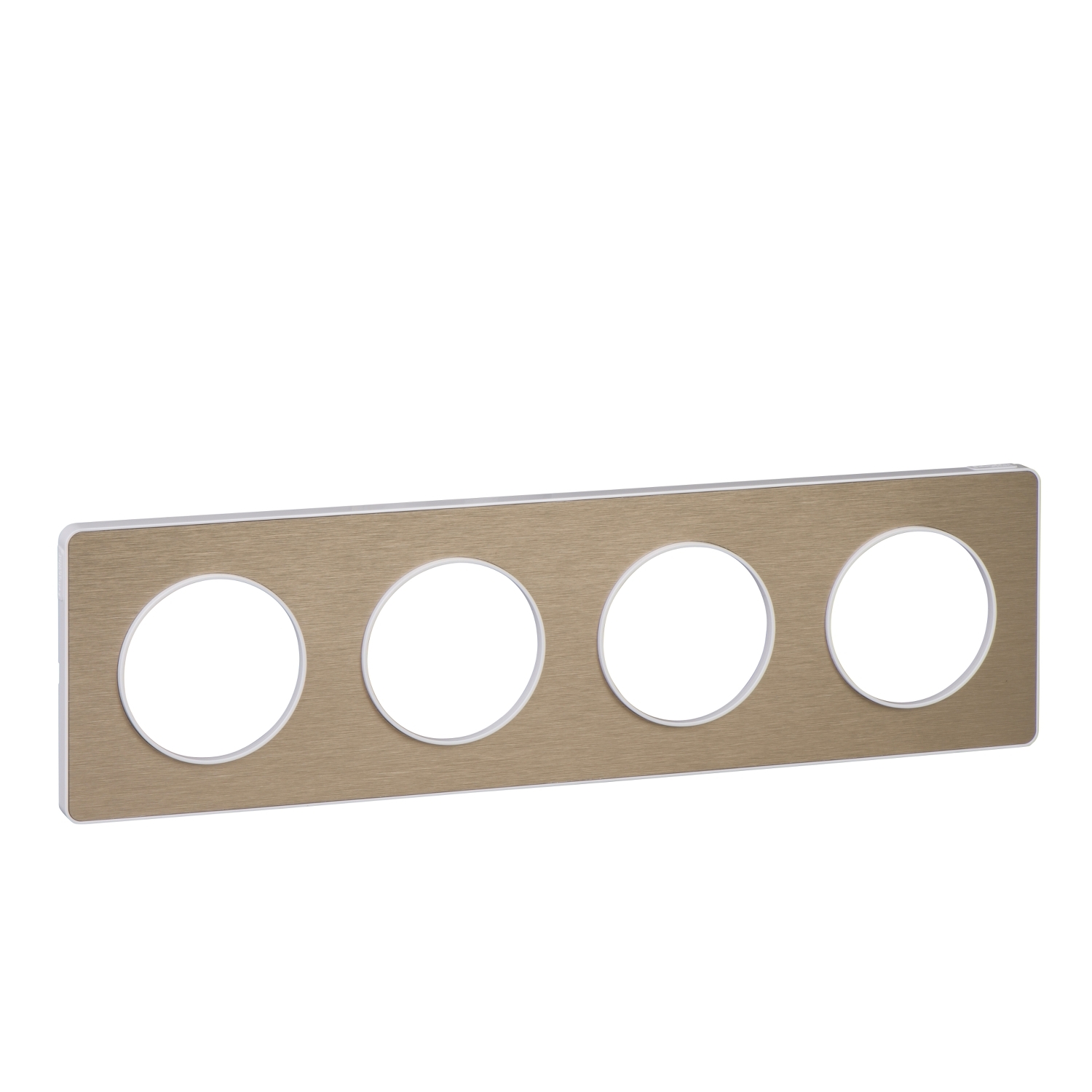 

Рамка 4-ая SE Odace Полированная бронза/Бел