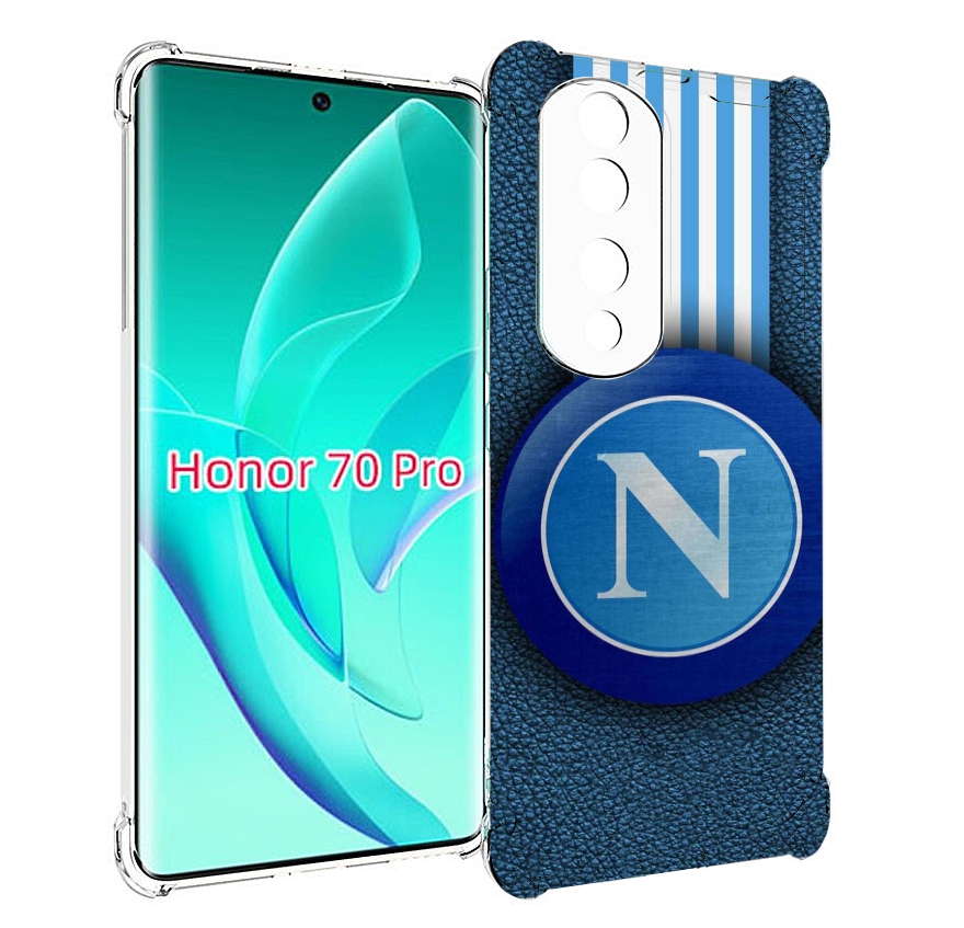

Чехол MyPads фк наполи мужской для Honor 70 Pro / 70 Pro Plus, Прозрачный, Tocco