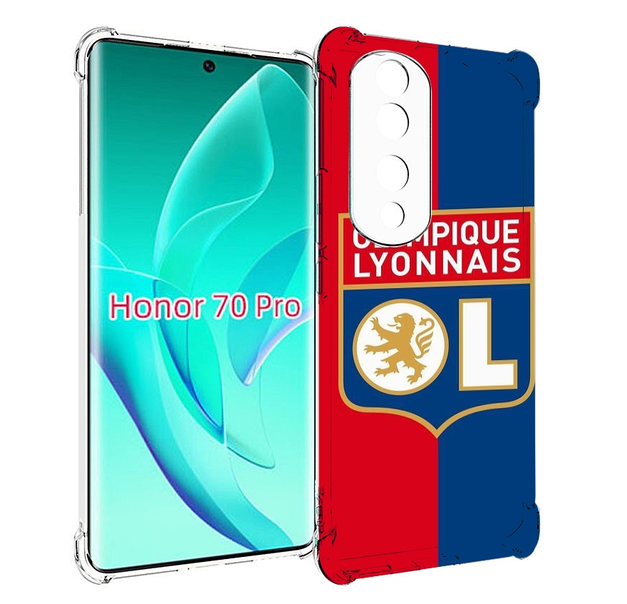 

Чехол MyPads фк лион эмблема для Honor 70 Pro / 70 Pro Plus, Прозрачный, Tocco
