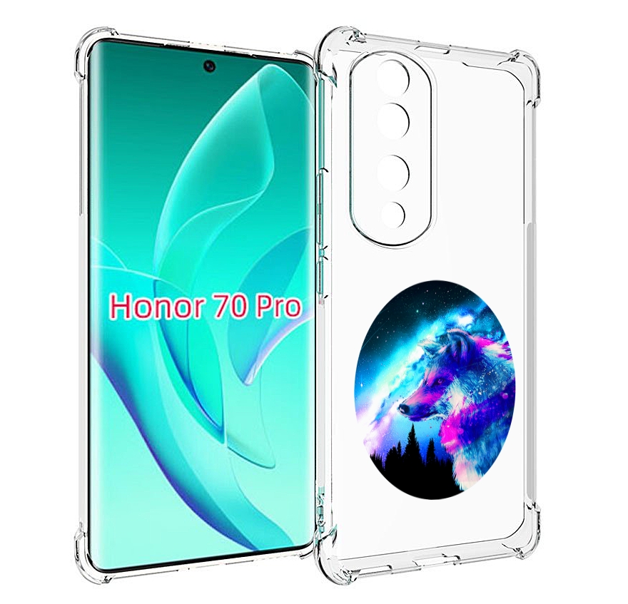 

Чехол MyPads голубой волк для Honor 70 Pro / 70 Pro Plus, Прозрачный, Tocco