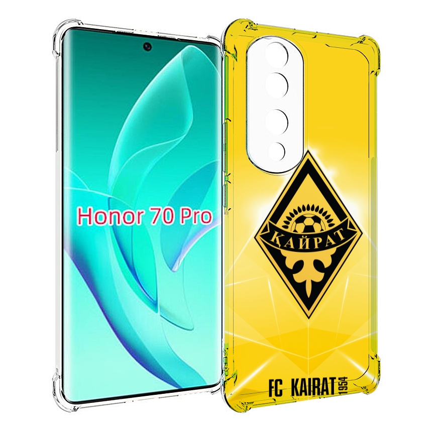 

Чехол MyPads фк каират алматы для Honor 70 Pro / 70 Pro Plus, Прозрачный, Tocco