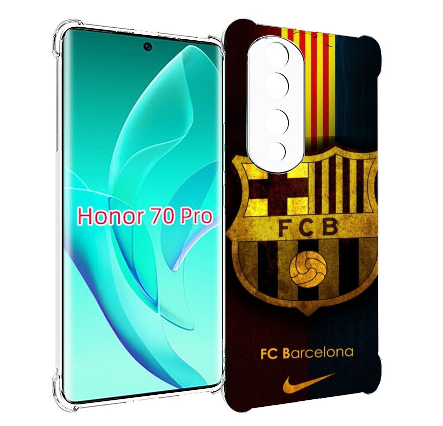 

Чехол MyPads фк барселона мужской для Honor 70 Pro / 70 Pro Plus, Прозрачный, Tocco