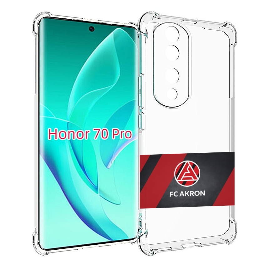 

Чехол MyPads фк акрон тольятти мужской для Honor 70 Pro / 70 Pro Plus, Прозрачный, Tocco