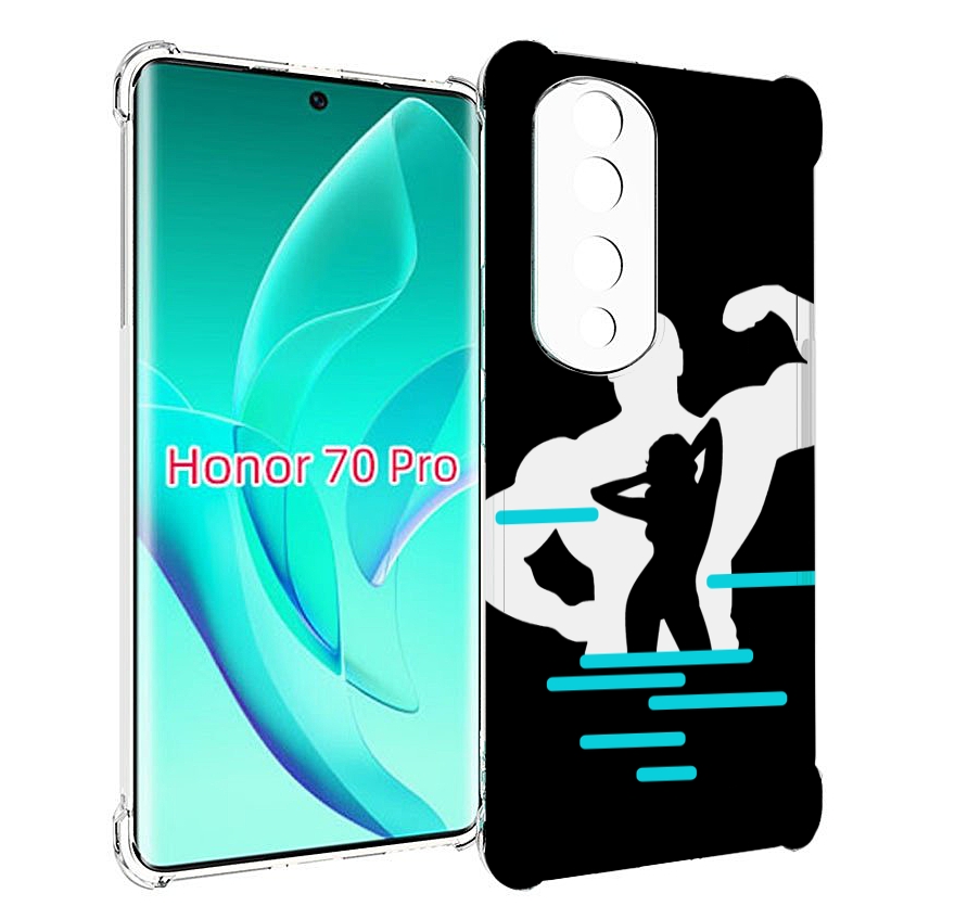 

Чехол MyPads фитнес-тренировка для Honor 70 Pro / 70 Pro Plus, Прозрачный, Tocco