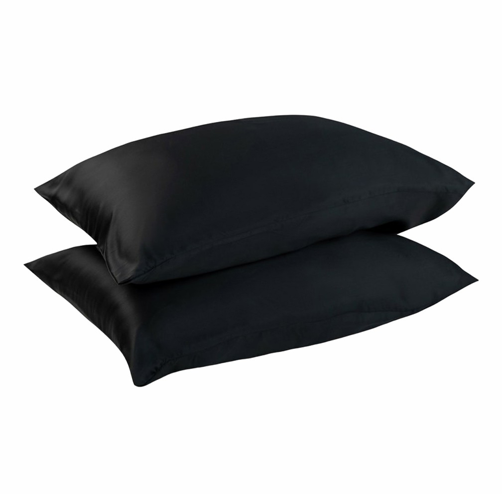 

Наволочки Amalco Home 50x70 см тенсель черные 2 шт